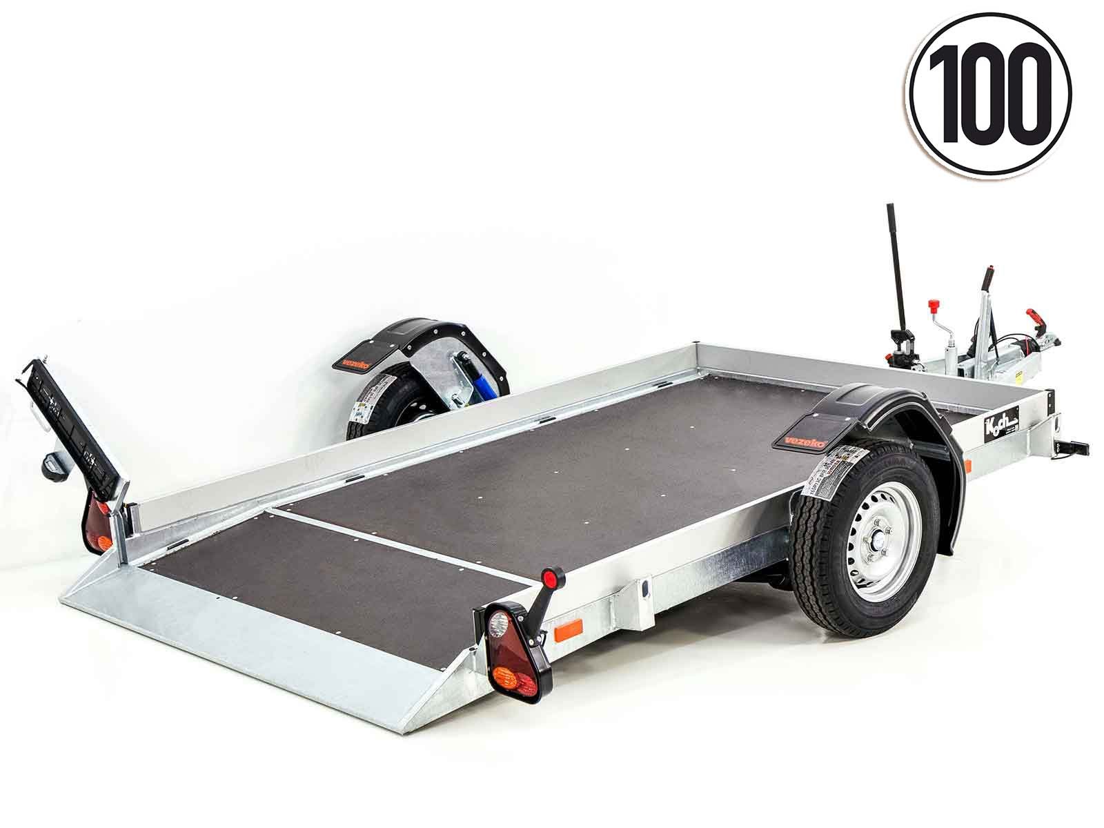 Vezeko 162x272cm 1.3t neerlaattrailer