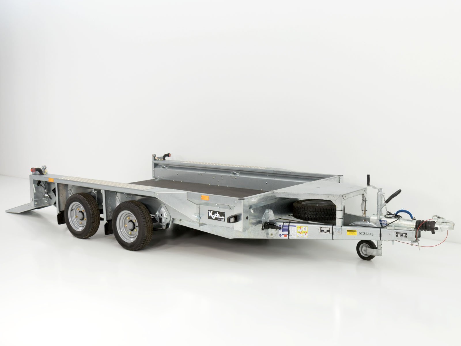 Ifor Williams GX105 HD 157x303 3,5t Bouwmachine Aanhangwagen | Enkele Oprijplaten